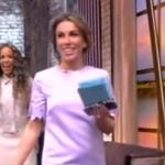 Alyssa’s lavender mini dress on The View