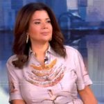 Ana’s printed shirtdress on The View