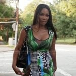 Angela’s patchwork print dress on The Real Housewives of Atlanta