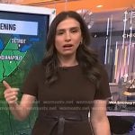 Angie Lassman’s leather belt dress on NBC News Daily