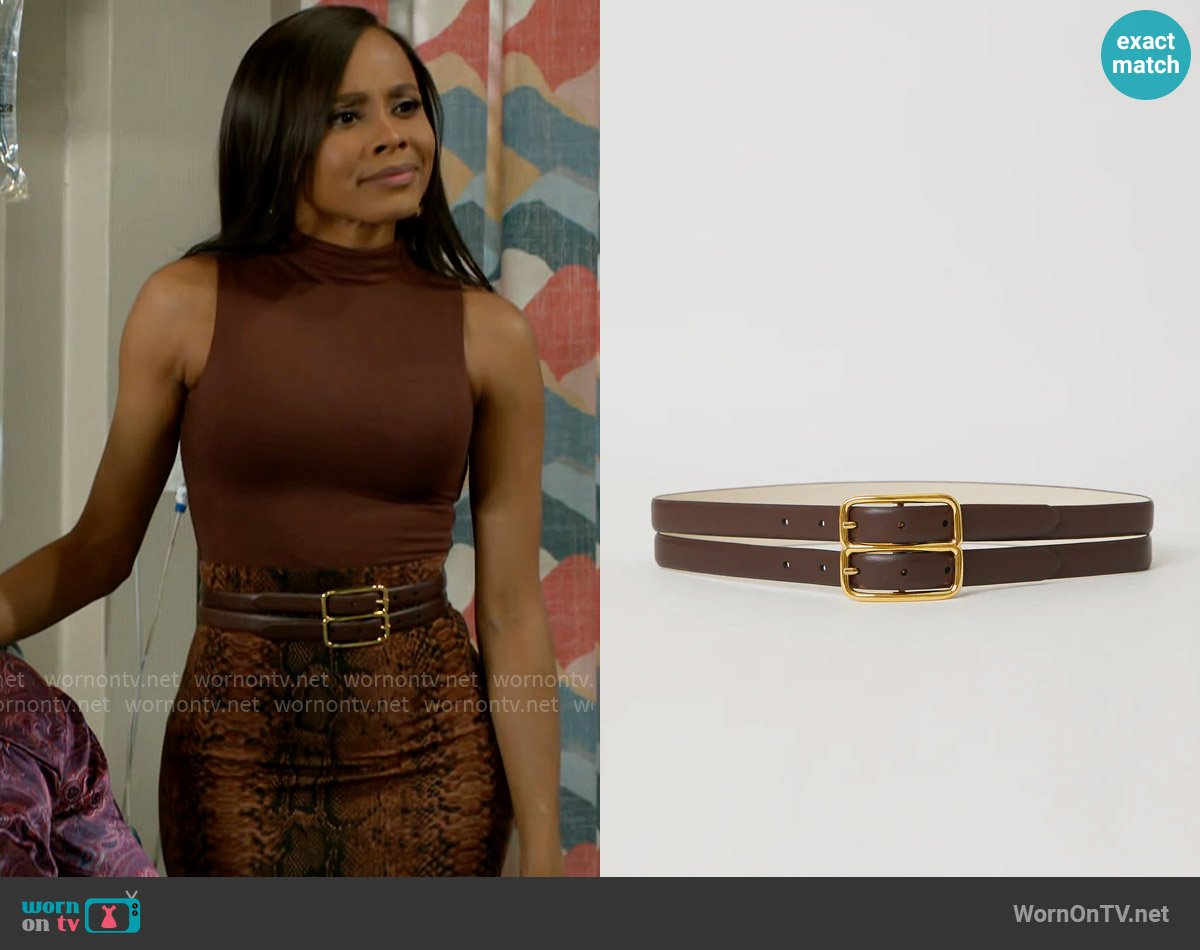 B-Low The Belt Linnett Belt worn by Hayley Lawson (Marquita Goings) on Beyond the Gates