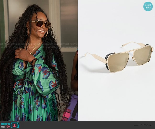 Balmain Premier Sunglasses worn by Cynthia Bailey on The Real Housewives of Atlanta