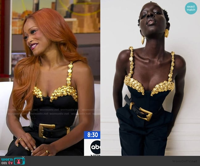 Balmain 2025 Pre Fall Collection worn by Keke Palmer on Good Morning America