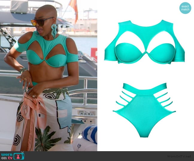 B Fyne Britt Swimsuit worn by Guerdy Abraira (Guerdy Abraira) on The Real Housewives of Miami