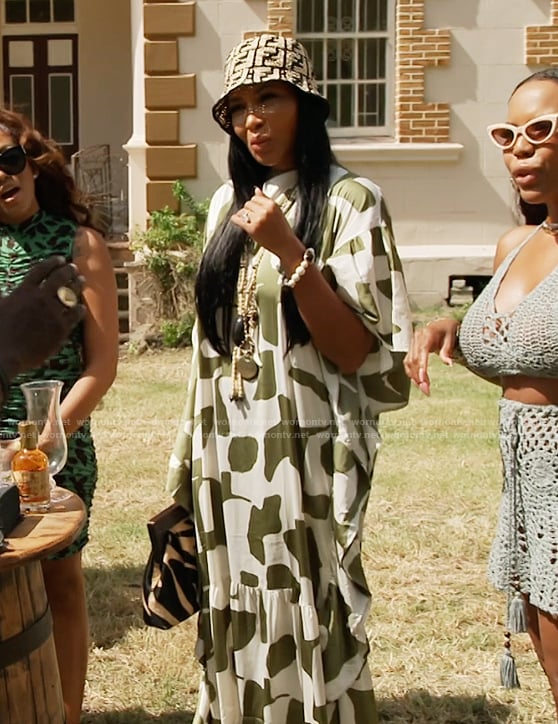 Brit’s abstract print dress on The Real Housewives of Atlanta