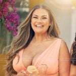 Brittany’s coral corset dress on The Valley