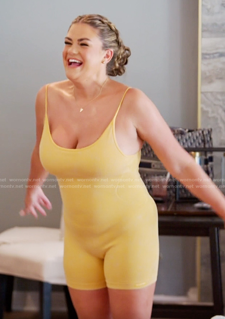 Brittany’s yellow romper on The Valley