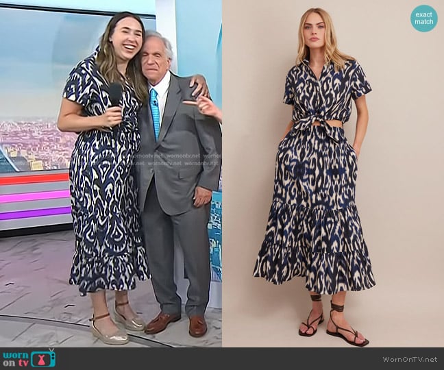 Julia’s ikat print skirt on Today