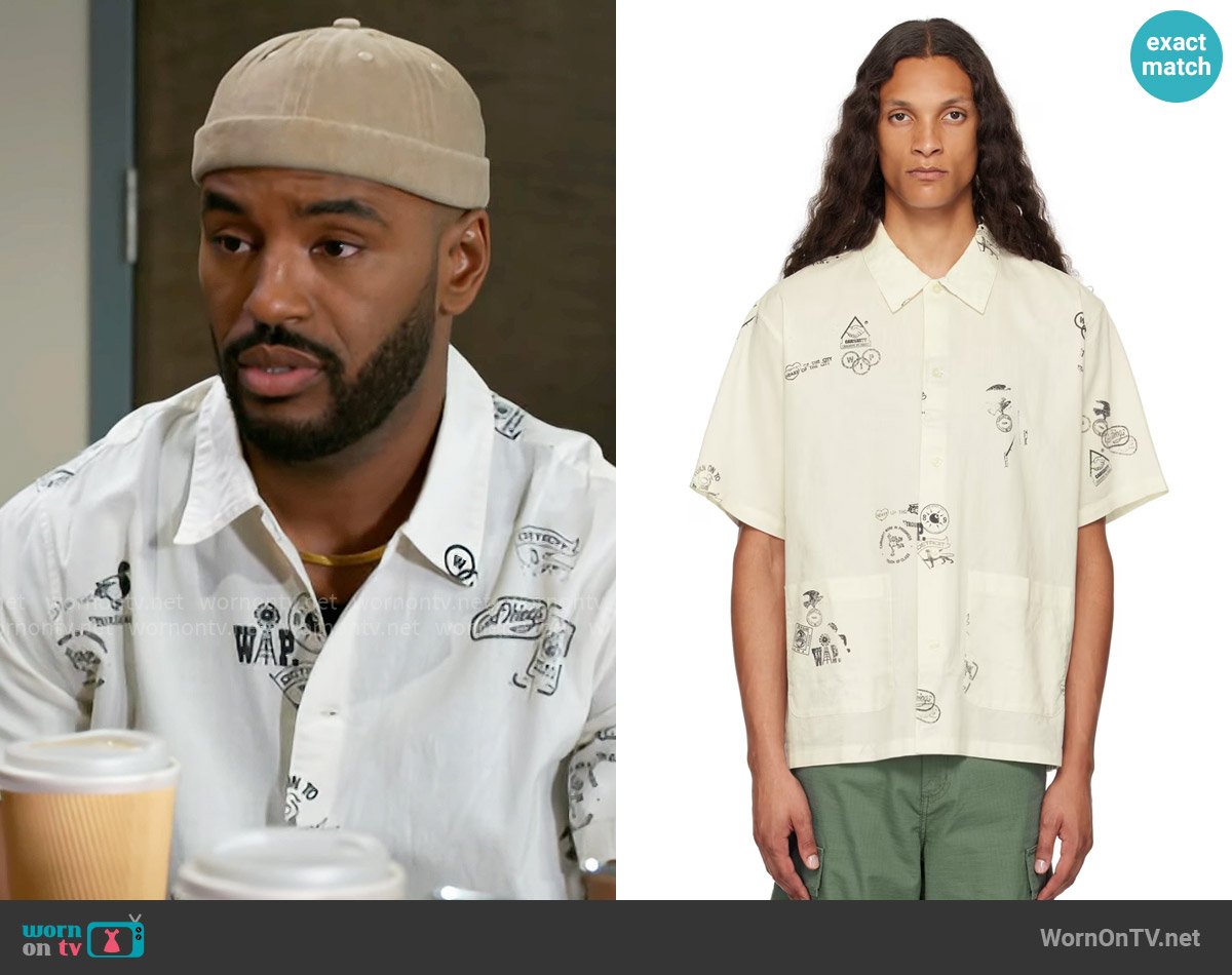 Carhartt WIP Stamp Shirt worn by Andre Richardson (Sean Freeman) on Beyond the Gates