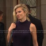 Cat’s ribbed sleeveless sweater dress on Days of our Lives