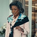 Catherine’s ivory top handle leather bag on The Better Sister
