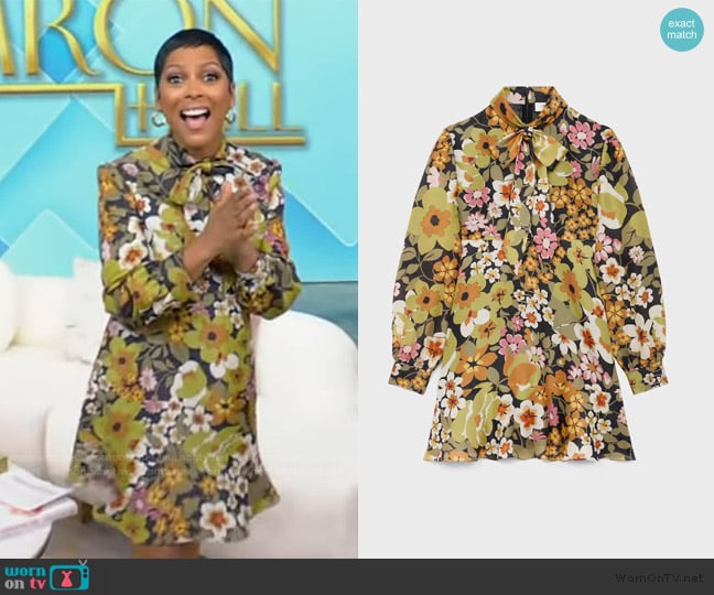 Celine Skater Mini Dress worn by Tamron Hall on Tamron Hall Show