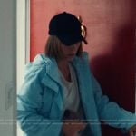 Chloe’s blue jacket on The Better Sister
