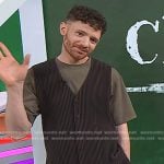 Chris Perfetti’s brown ribbed vest and pants on Today
