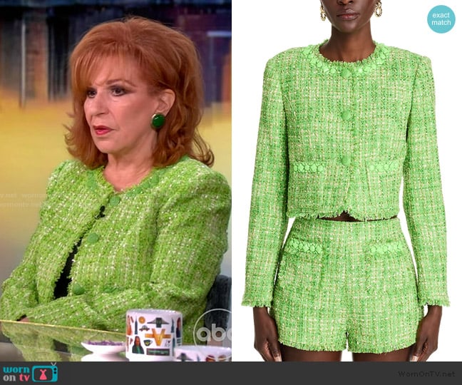 Cinq a Sept Lucie Boucle Audette Jacket worn by Joy Behar on The View