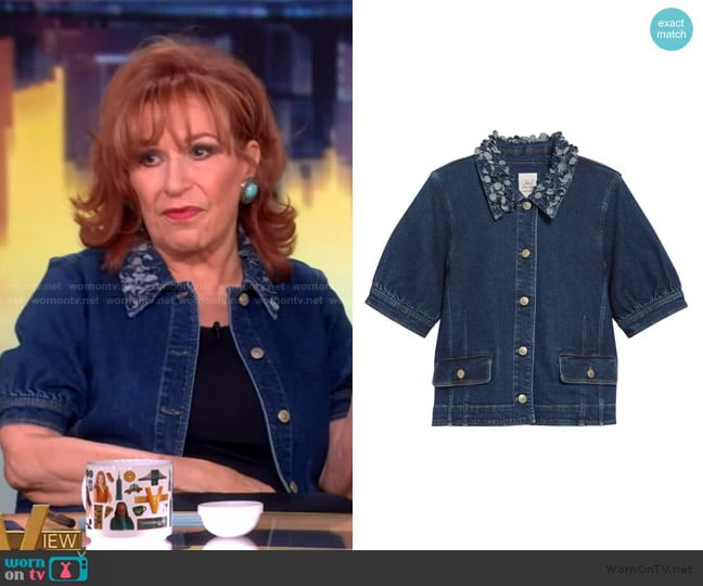 Cinq a Sept Petal Ethel Jacket worn by Joy Behar on The View