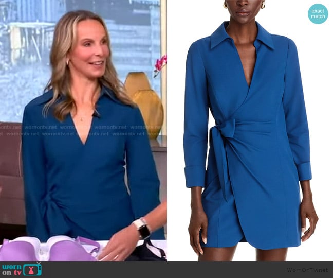 Cinq a Sept Hunter Dress worn by Heidi Zak on The View