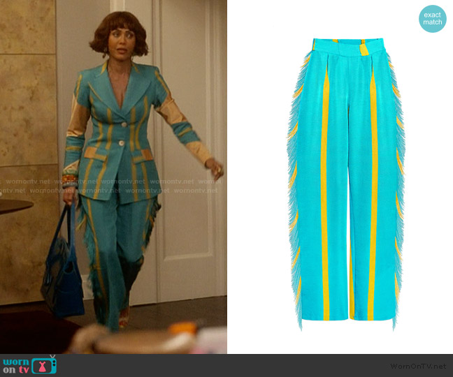 Cynthia Abila Anyanwu Pants worn by Lisa Todd Wexley (Nicole Ari Parker) on And Just Like That
