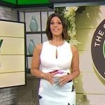 Dana Jacobson’s floral dress on CBS Mornings