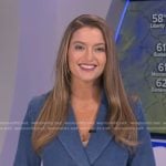 Dani's belted denim blazer on Good Morning America