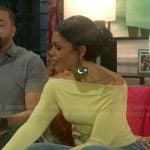 Dani’s green earrings on Beyond the Gates