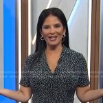 Darlene’s black floral dress on Today