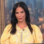 Darlene’s yellow cutout dress on Today
