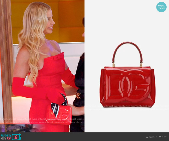 Dolce & Gabbana DG Logo Top-handle Bag worn by Alexia Echevarria (Alexia Echevarria) on The Real Housewives of Miami