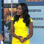 Dr. Jen Caudle’s yellow cap sleeve dress on Today
