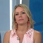 Dylan’s pink beaded tassel earrings on Today