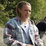 Dylan’s plaid sleeve denim jacket on Today
