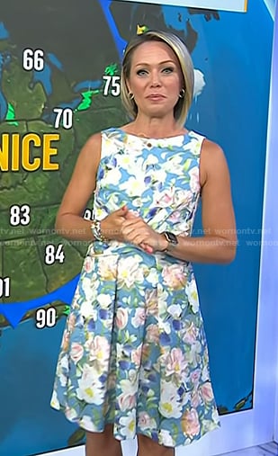 Dylan's floral crisscross dress on Today