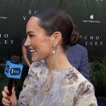 Emily’s abstract print dress on E! News