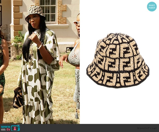 Fendi Bucket Hat worn by Brit Eady on The Real Housewives of Atlanta