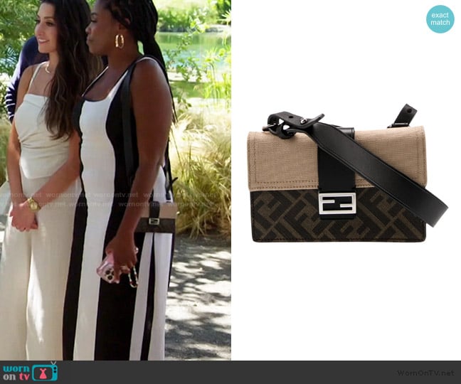 Fendi Zucca Convertible Bag worn by Jasmine Goode on The Valley