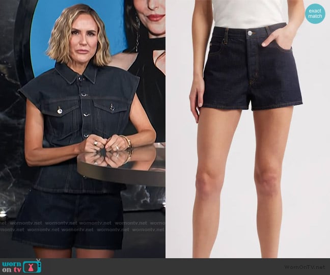 Frame The Hang Shorts worn by Keltie Knight on E! News