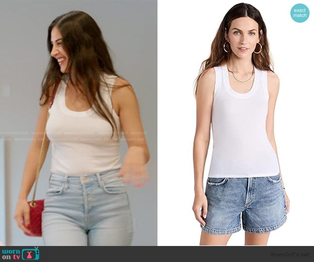Free People U Neck Top worn by Michelle Saniei on The Valley