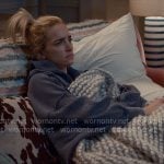 Georgia’s blue hoodie on Ginny & Georgia