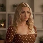 Georgia’s brown polka-dot top on Ginny & Georgia