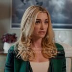 Georgia’s green plaid cardigan on Ginny & Georgia