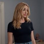 Georgia’s black t-shirt and jeans on Ginny & Georgia