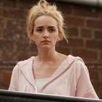 Georgia’s light pink hoodie on Ginny & Georgia