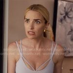 Georgia’s lilac sports tank and leggings set on Ginny & Georgia