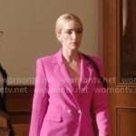 Georgia’s pink blazer on Ginny & Georgia