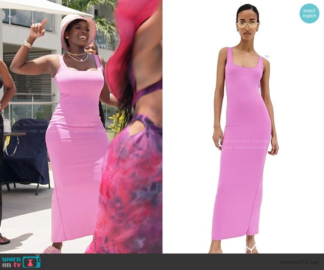 Good American Tank Maxi Dress worn by Shamea Morton Mwangi on The Real Housewives of Atlanta