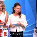 Gretta’s faux fur cropped jacket on The View