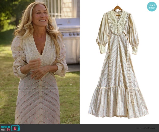 Unknown Designer Vintage Dress worn by Carrie Bradshaw (Sarah Jessica Parker) on And Just Like That