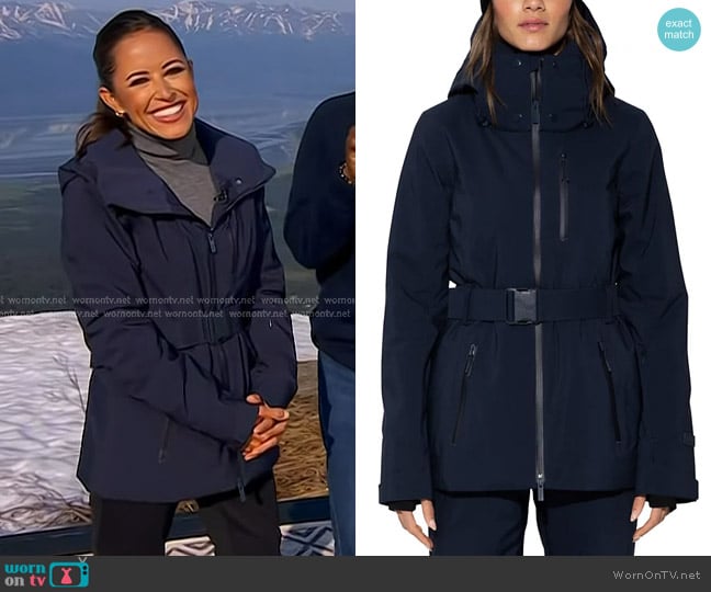 Halfdays Aston Waterproof Winter Jacket worn by Kaylee Hartung on Today
