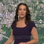 Heather’s purple layered dress on Good Morning America