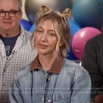 Heidi Gardner’s denim jacket with corduroy collar on Today